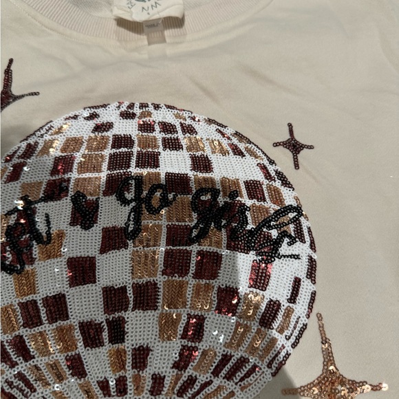 Sweatshirt with embellishments - Picture 3 of 5